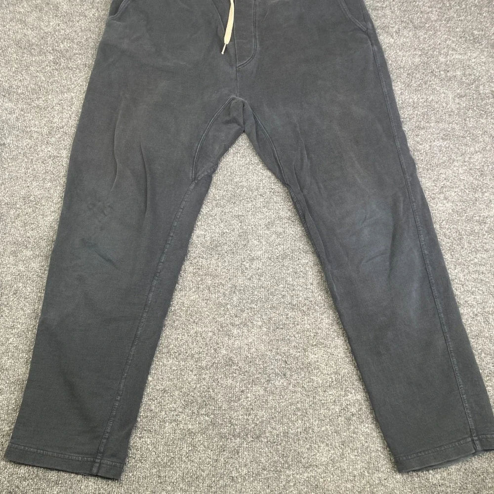 Buck Mason Mens XL French Terry Sweatpants Washed Navy Blue Joggers BM15018.209
